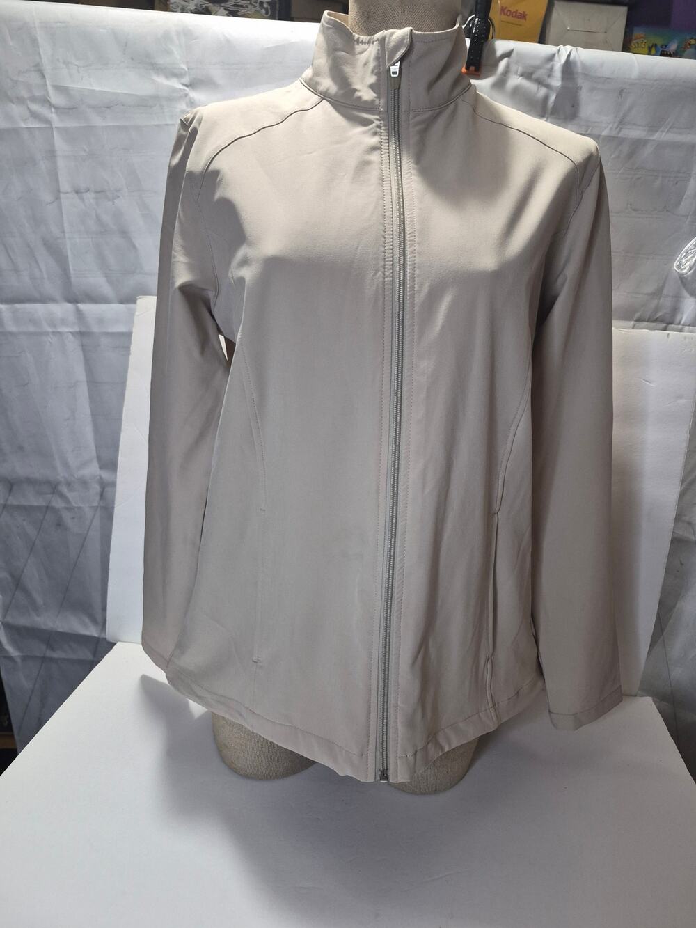 Lady Hagen, M Size Jacket/Blazer. Color Beige